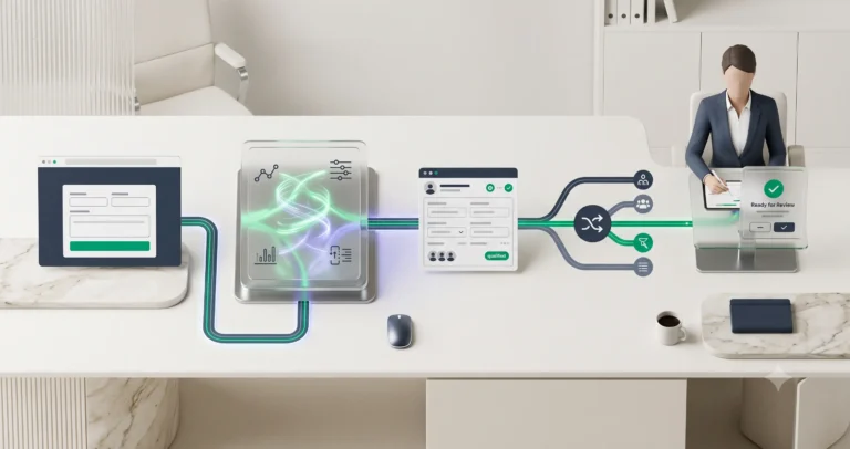 AI lead qualification workflow template for small business automation